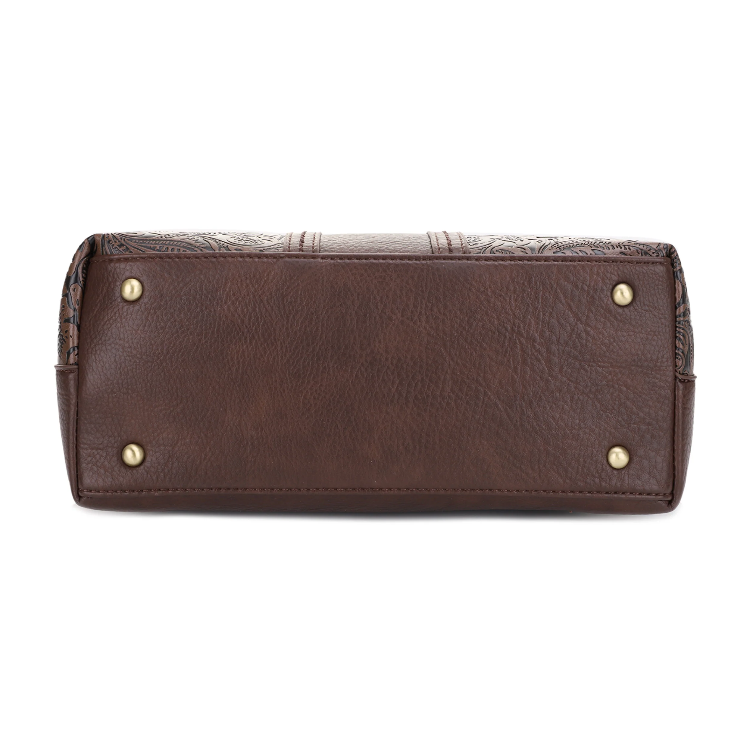 Cassidy Concealed Carry Tooled Tote Bag with Matching Wallet - Image 18