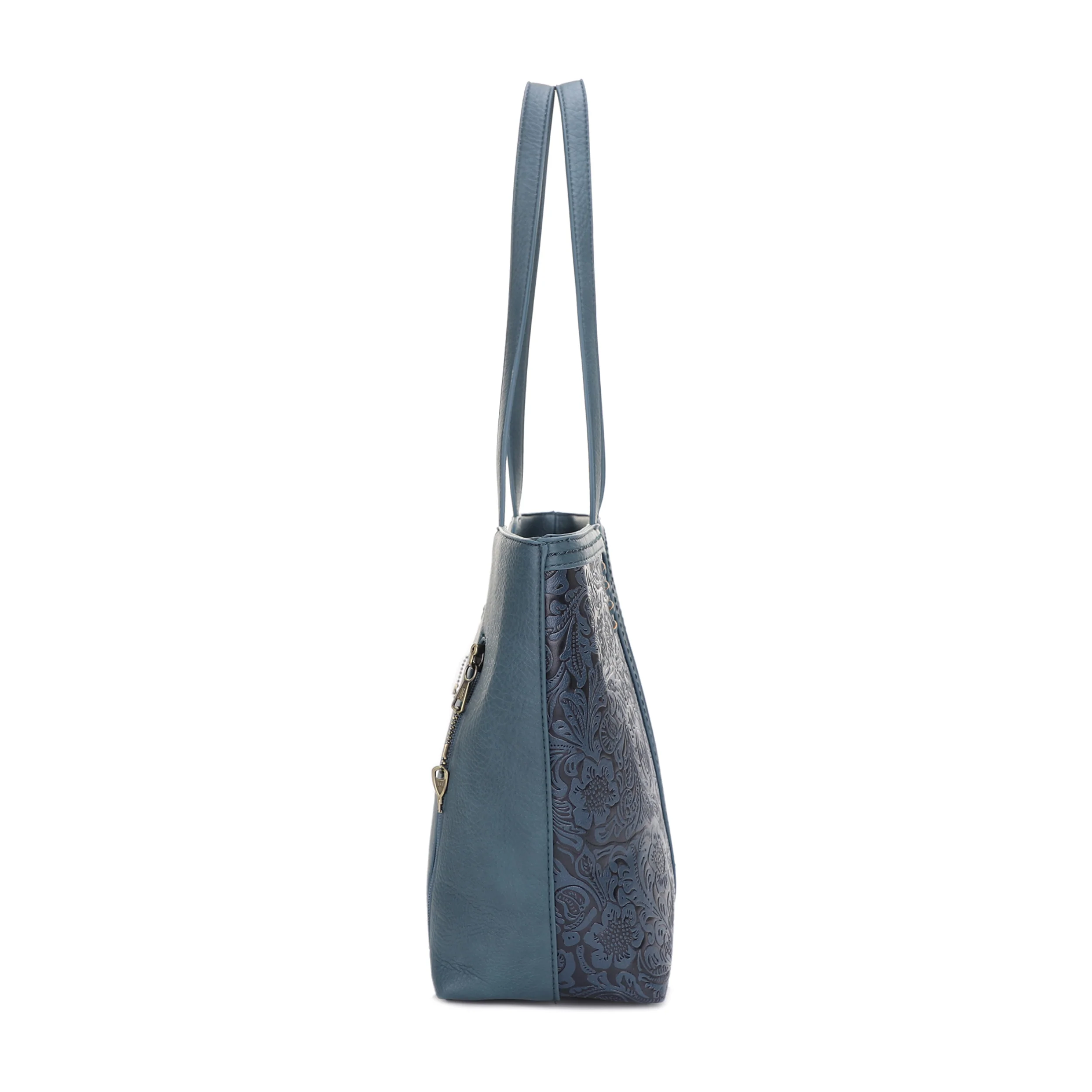 Cassidy Concealed Carry Tooled Tote Bag with Matching Wallet - Image 35