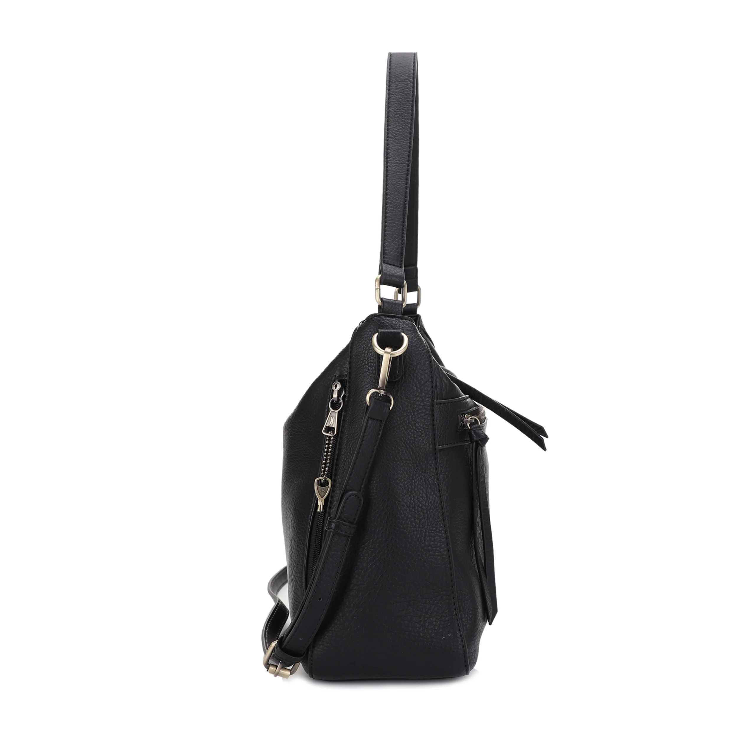 Dakota Concealed Carry Lock and Key Hobo Shoulder Bag - Image 10