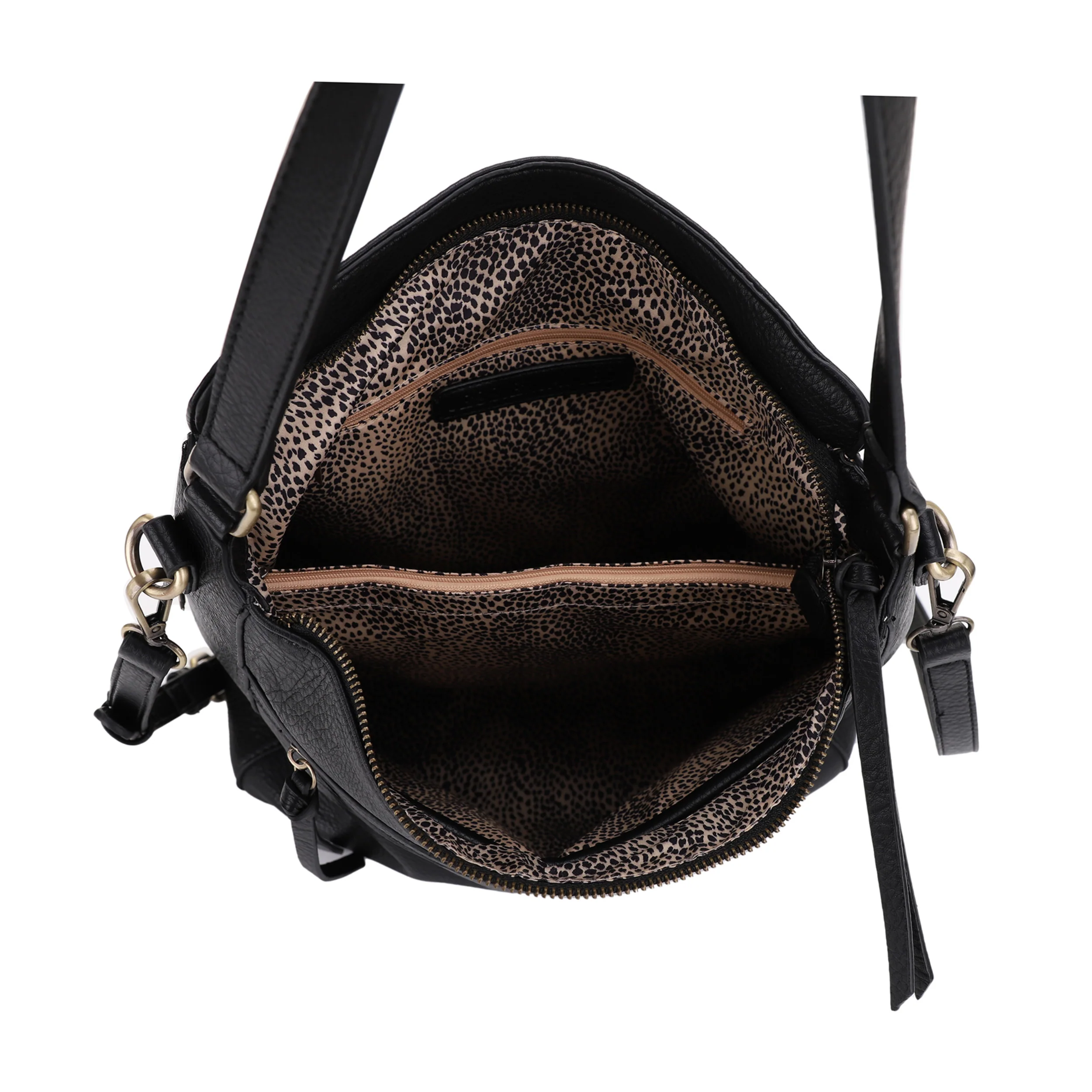Dakota Concealed Carry Lock and Key Hobo Shoulder Bag - Image 13