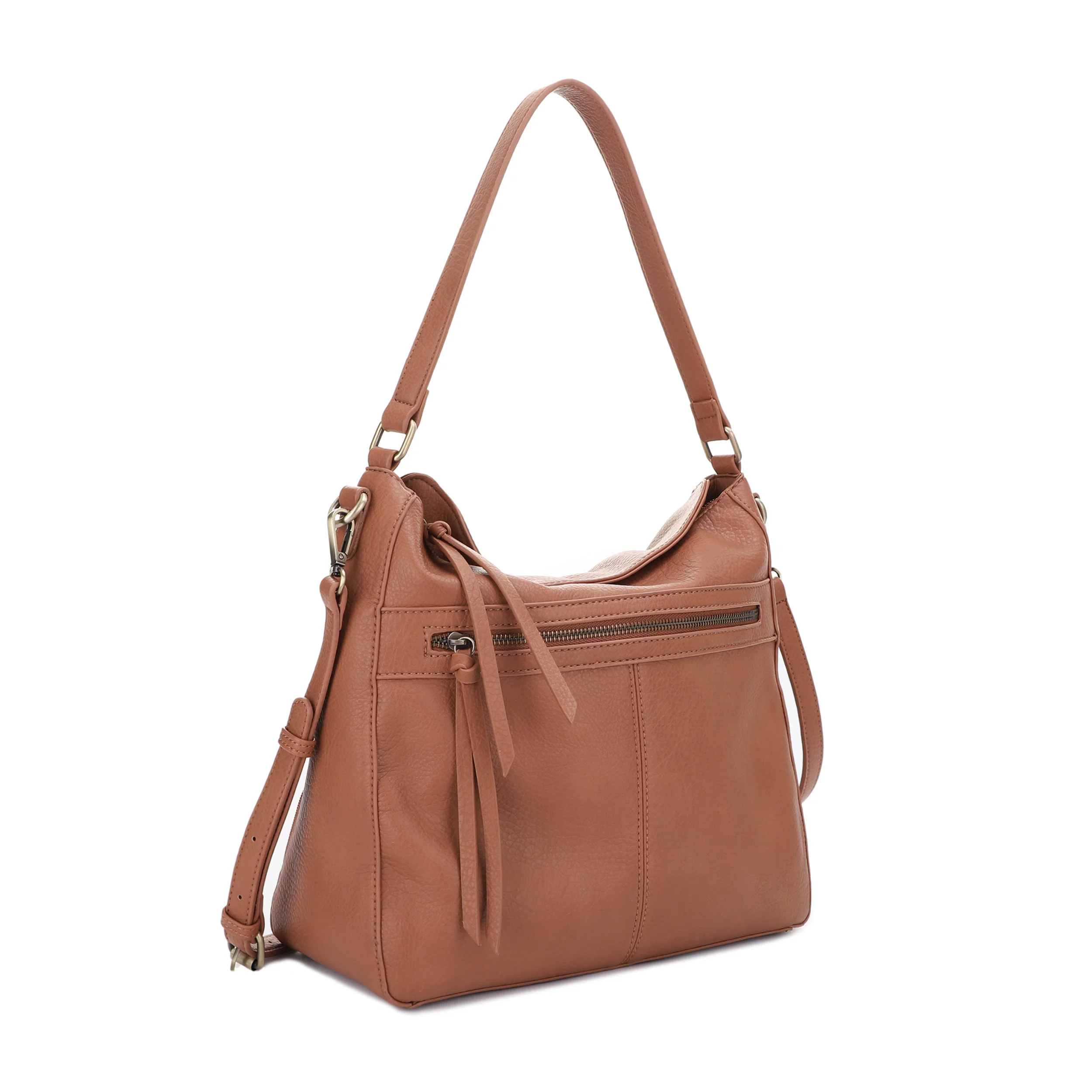 Dakota Concealed Carry Lock and Key Hobo Shoulder Bag - Image 30
