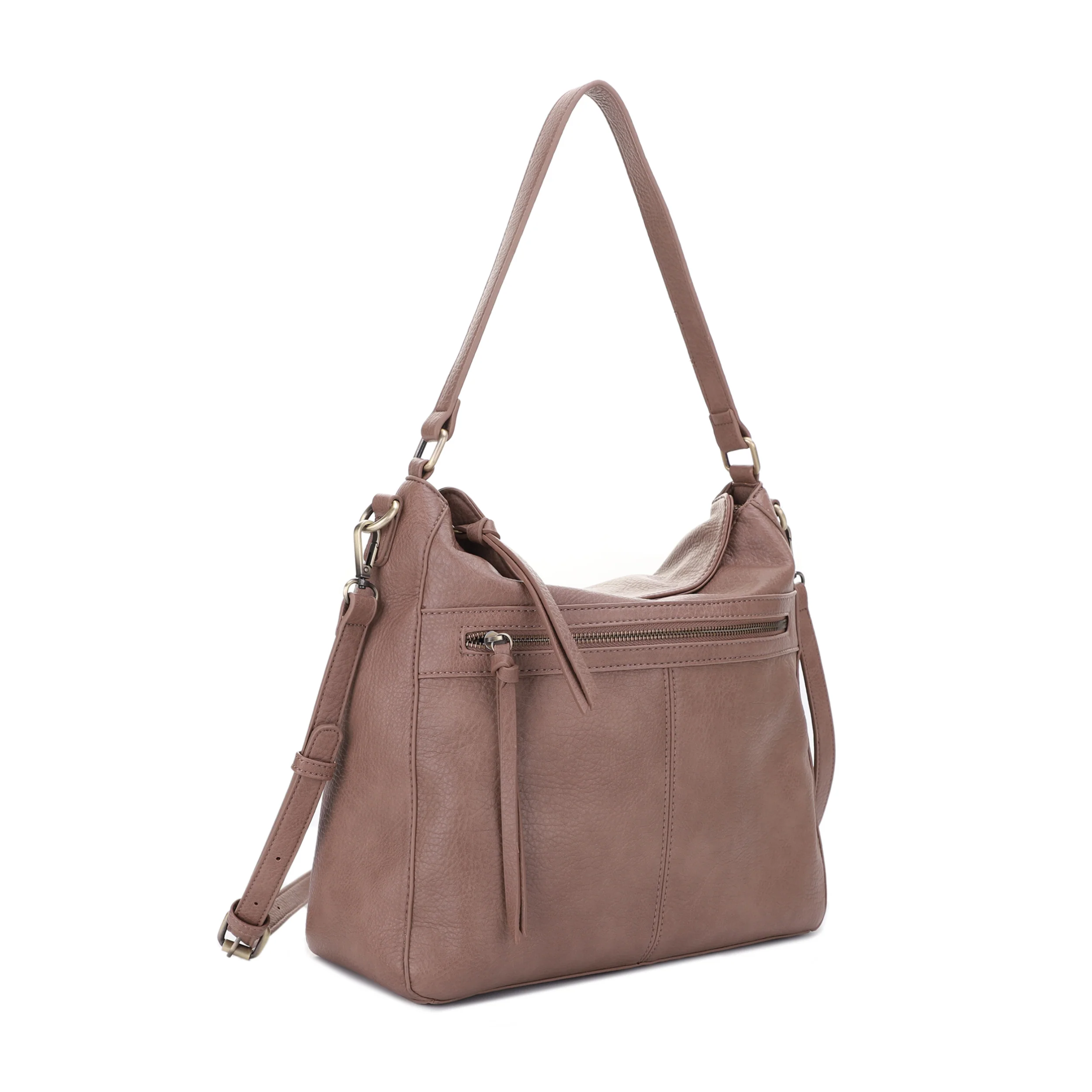 Dakota Concealed Carry Lock and Key Hobo Shoulder Bag - Image 37