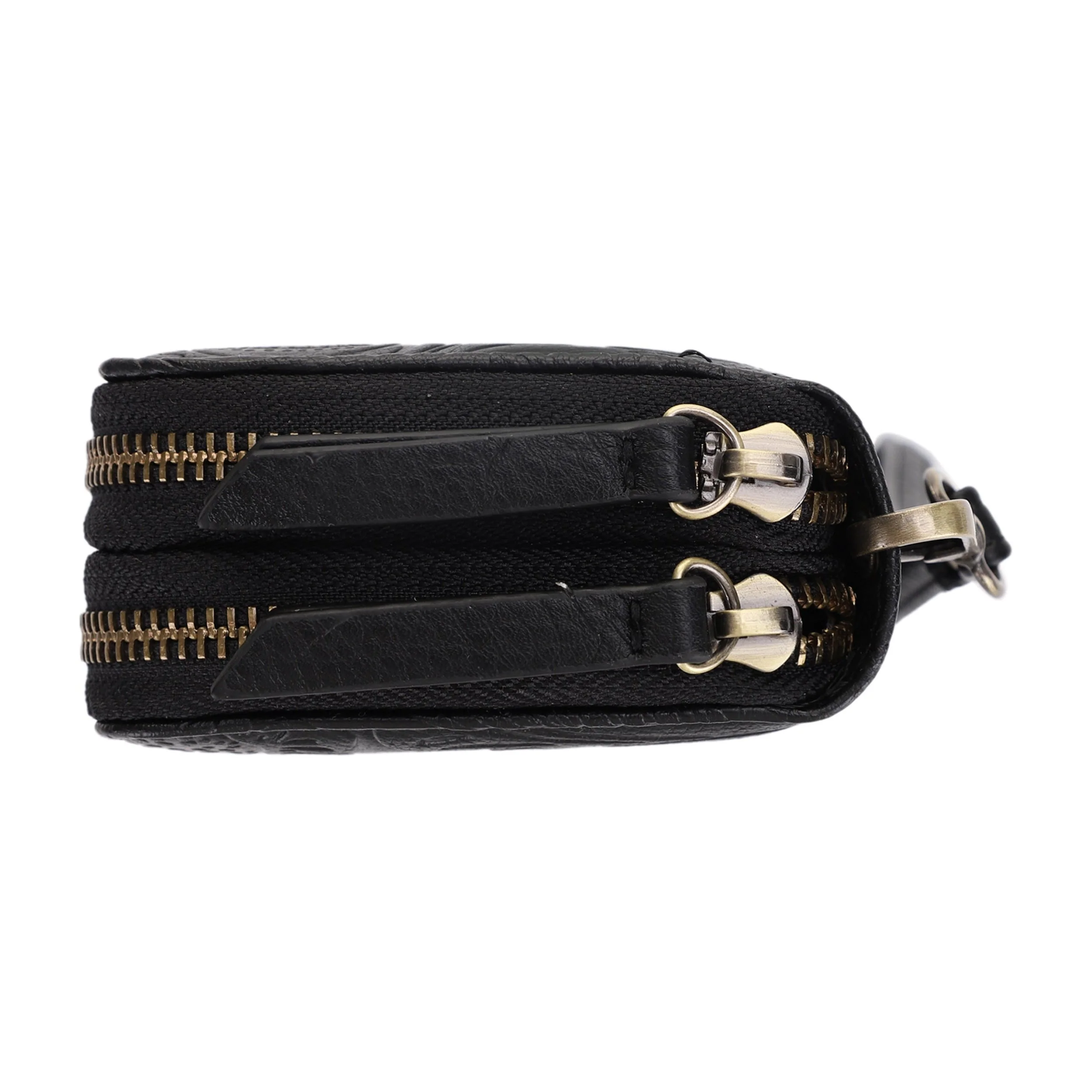 Filly Flora Embossed Wallet with Wrist Strap - Image 11