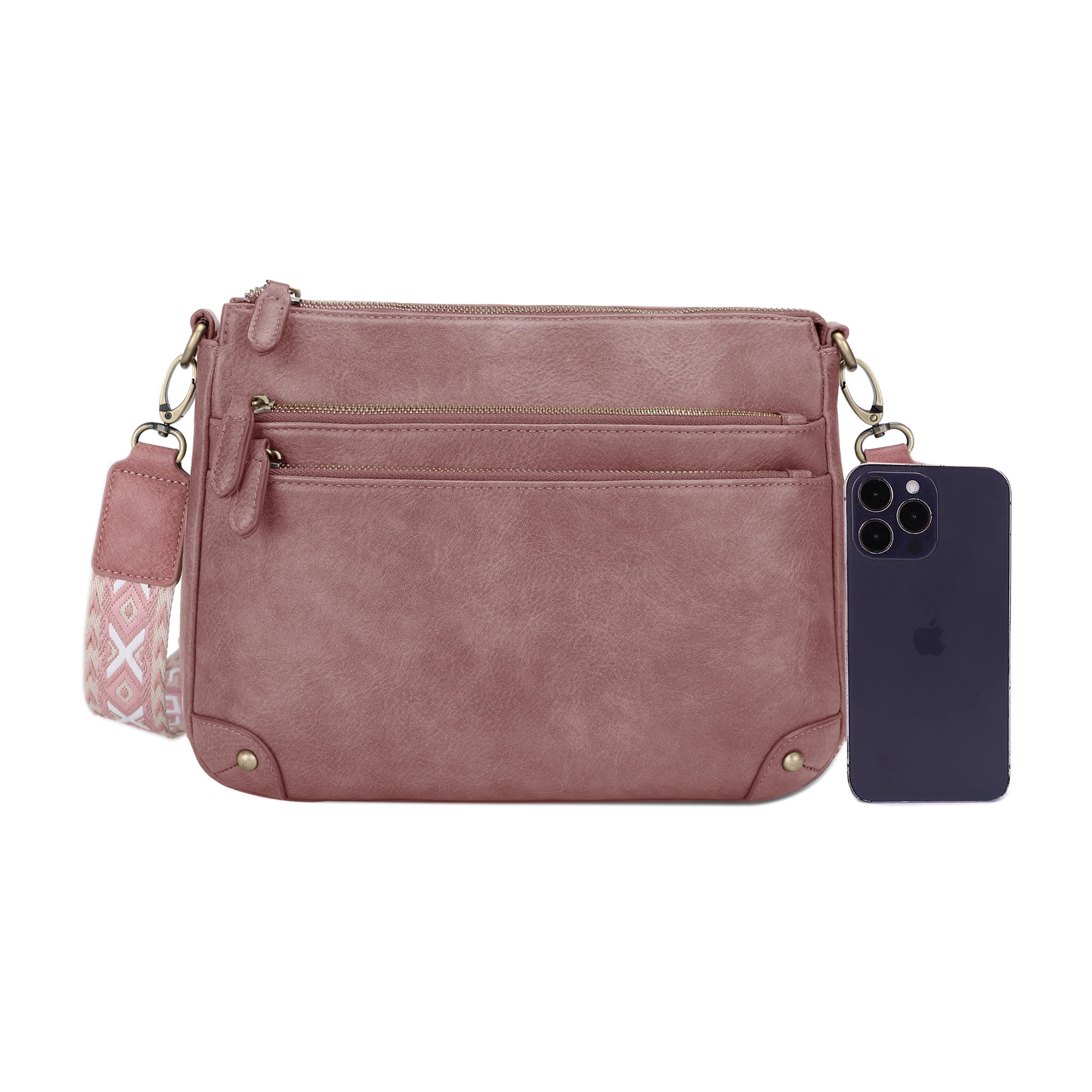 Hudson Concealed Carry Zip Crossbody Bag - Image 43