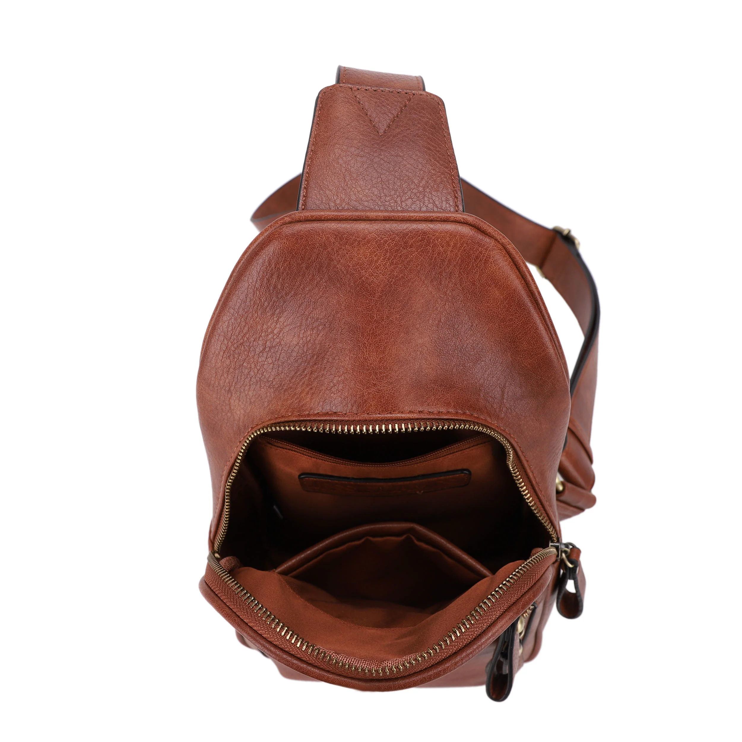 Jeannie Concealed Carry Lock and Key Sling Shoulder Backpack - Image 7