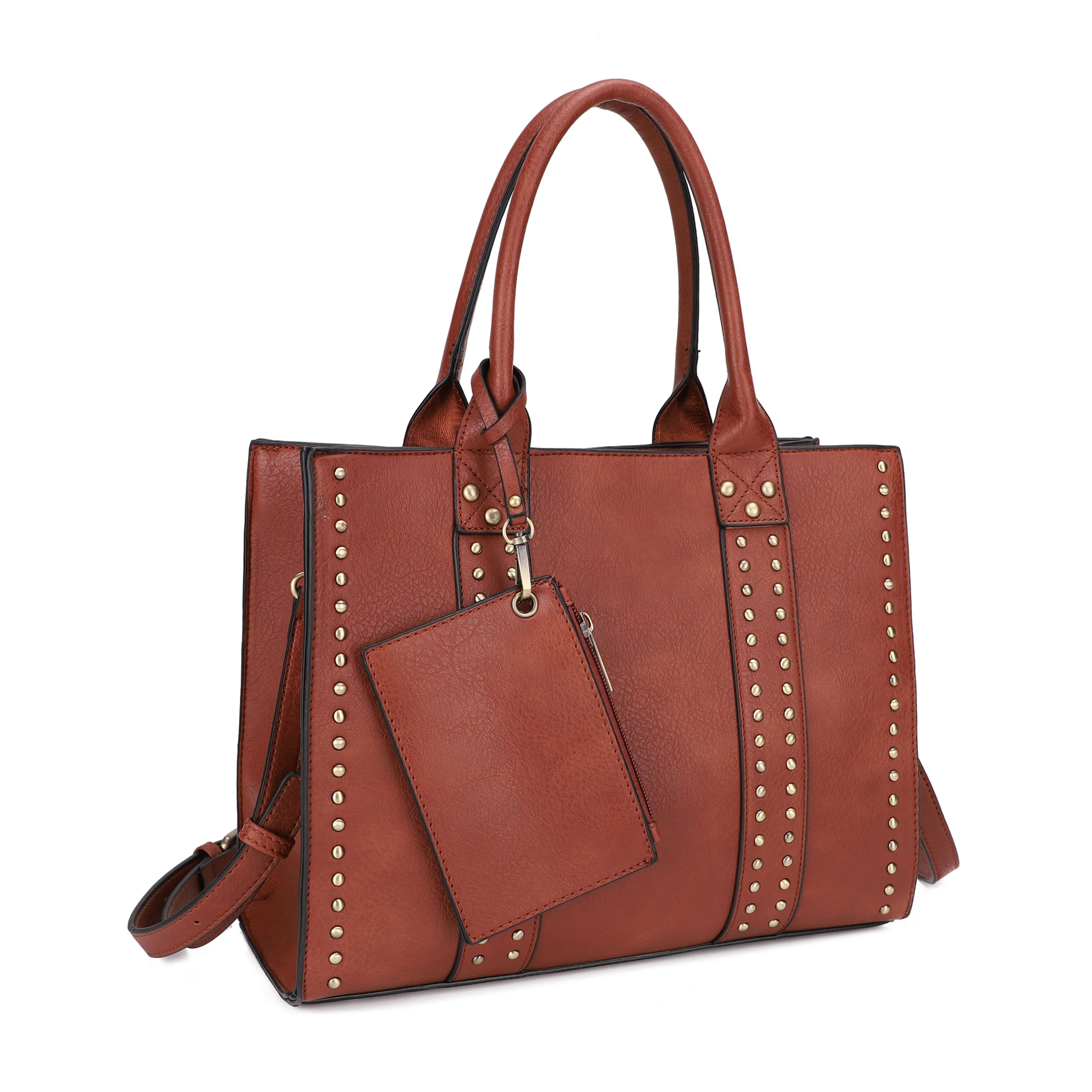 Kate Concealed Carry Lock and Key Satchel with Coin Pouch - Image 18