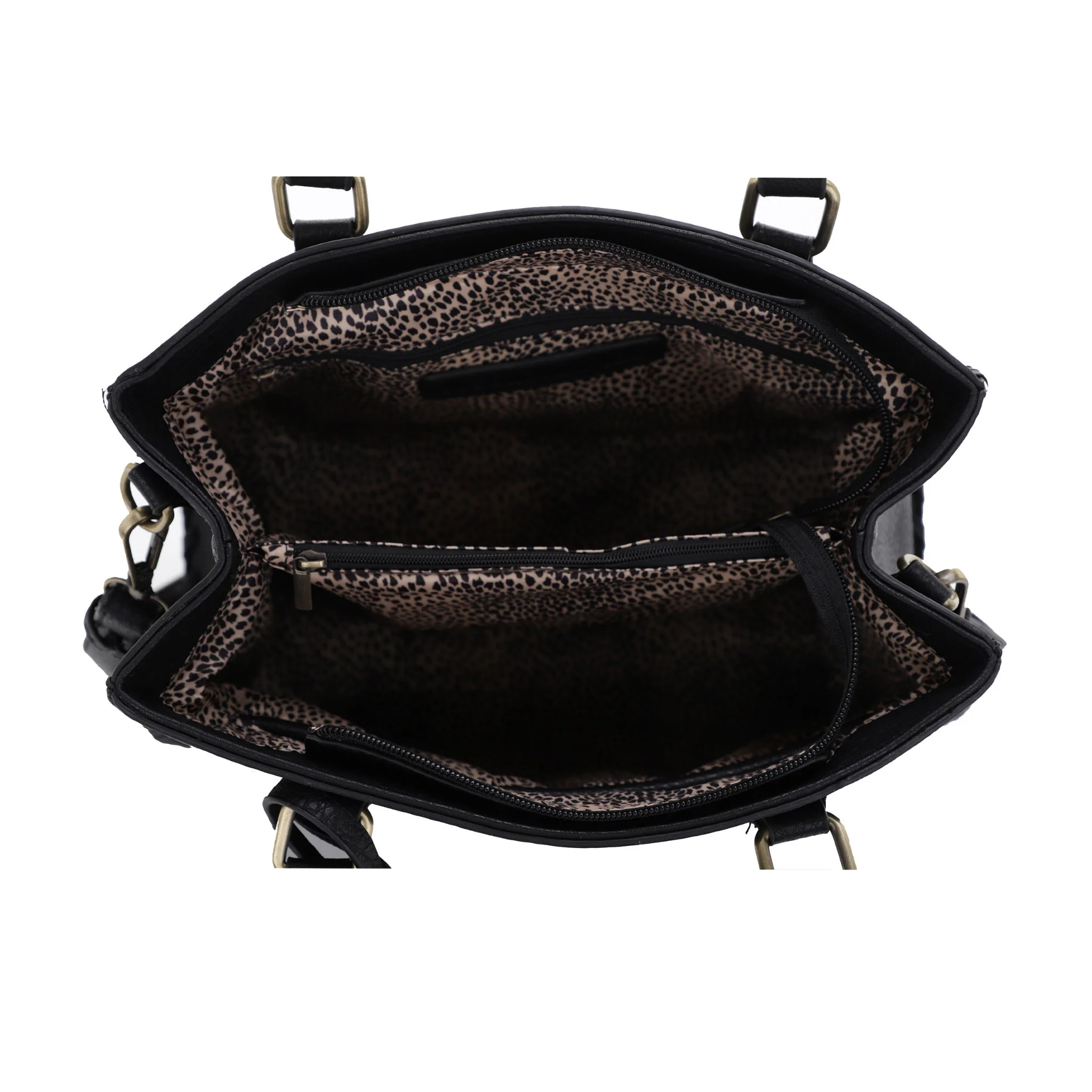 Lioness Concealed Carry Satchel Bag with Tassel - Image 11