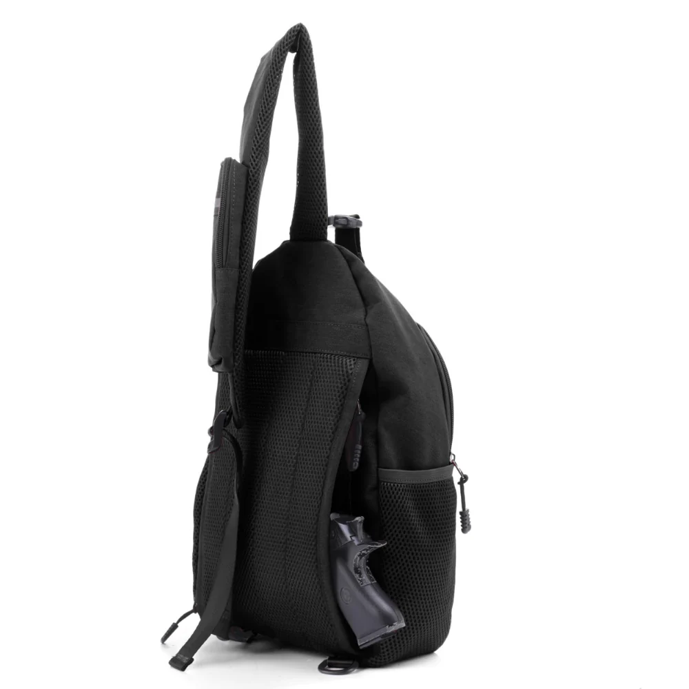 Kyle Minimalist Sling Shoulder Concealed Backpack - Image 11