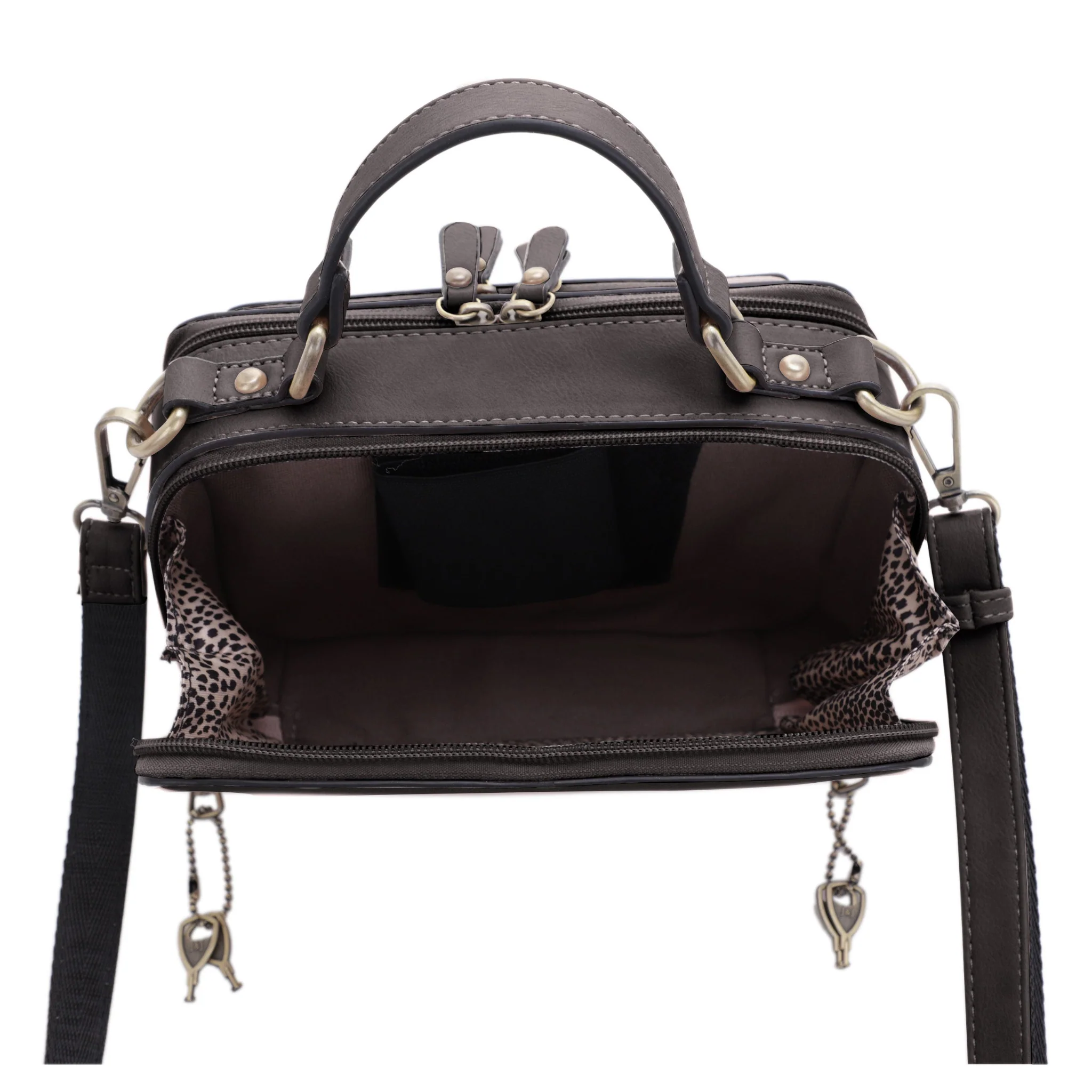 Pandora Compact Concealed Carry Crossbody Satchel Purse - Image 16