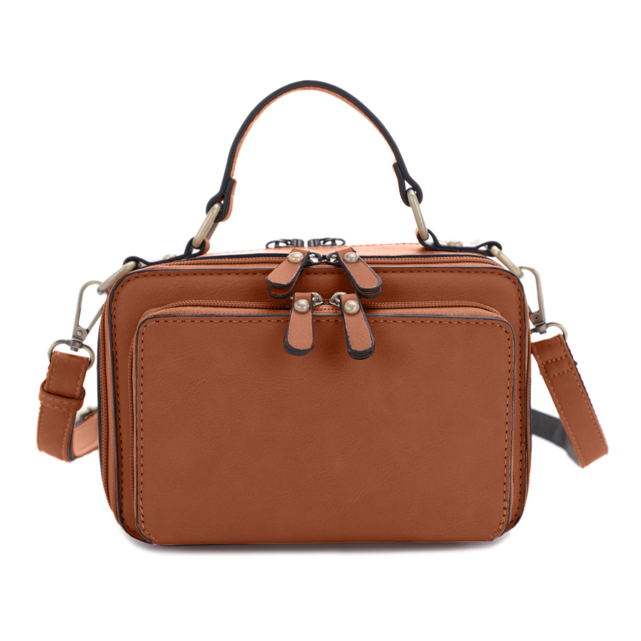 Pandora Compact Concealed Carry Crossbody Satchel Purse - Image 4