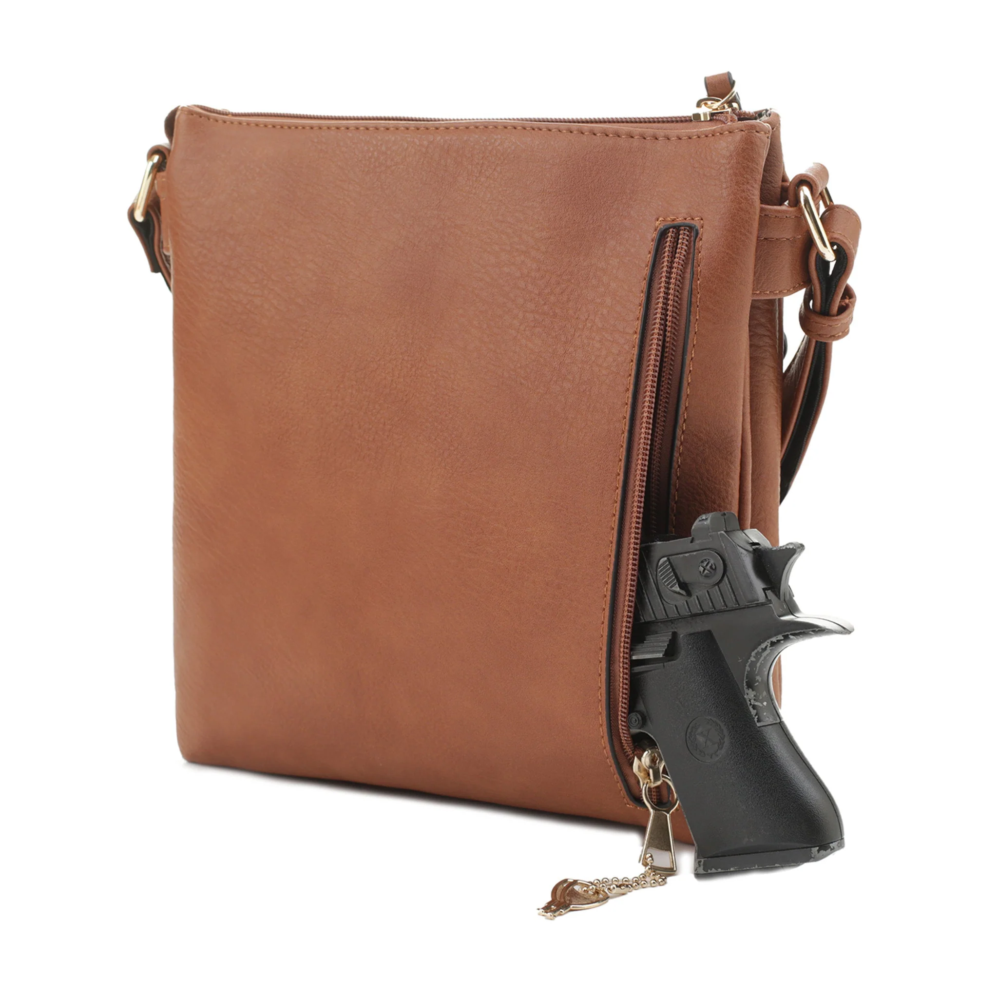 Piper Concealed Carry Lock and Key Crossbody - Image 5