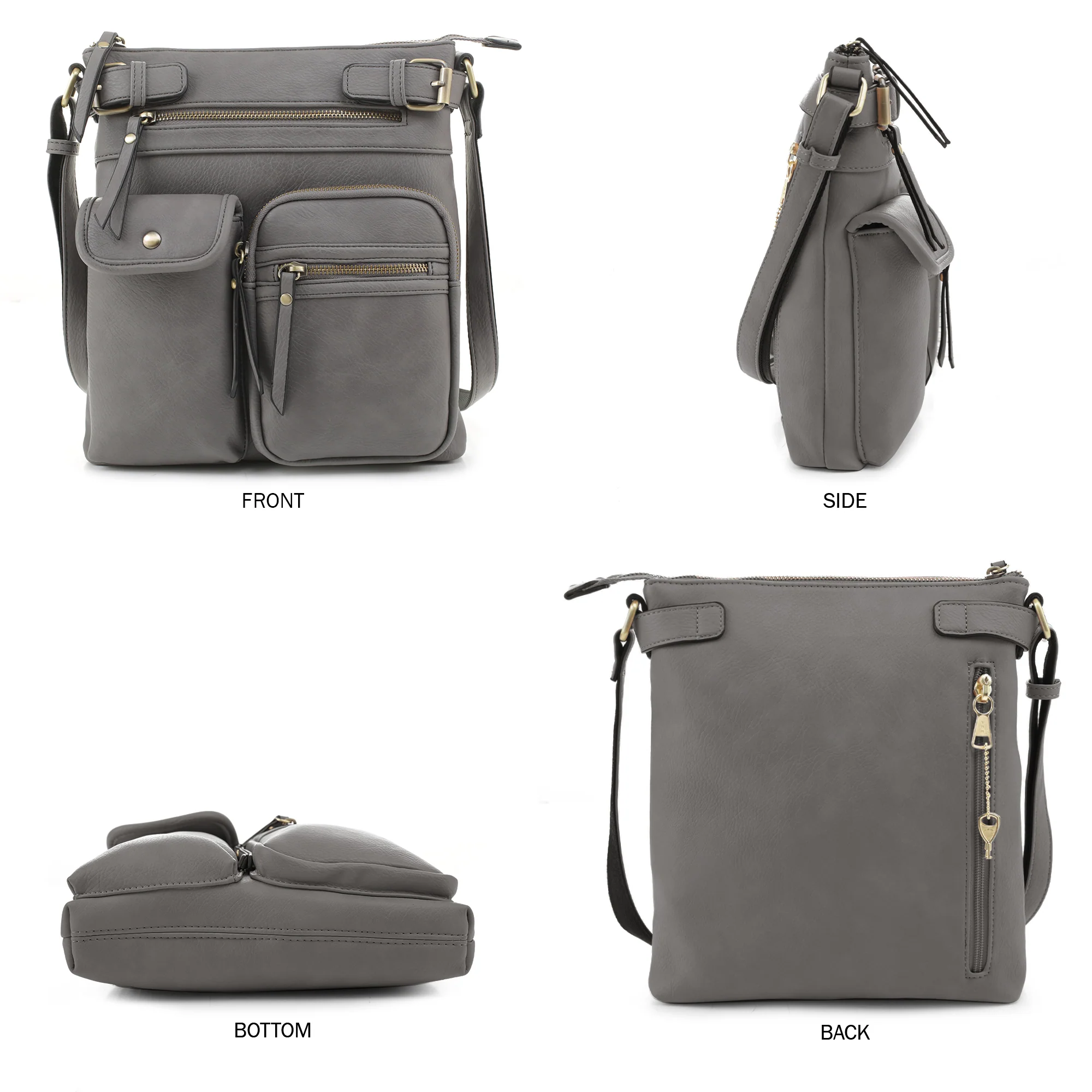 Shelby Concealed Carry Lock and Key Crossbody - Image 17
