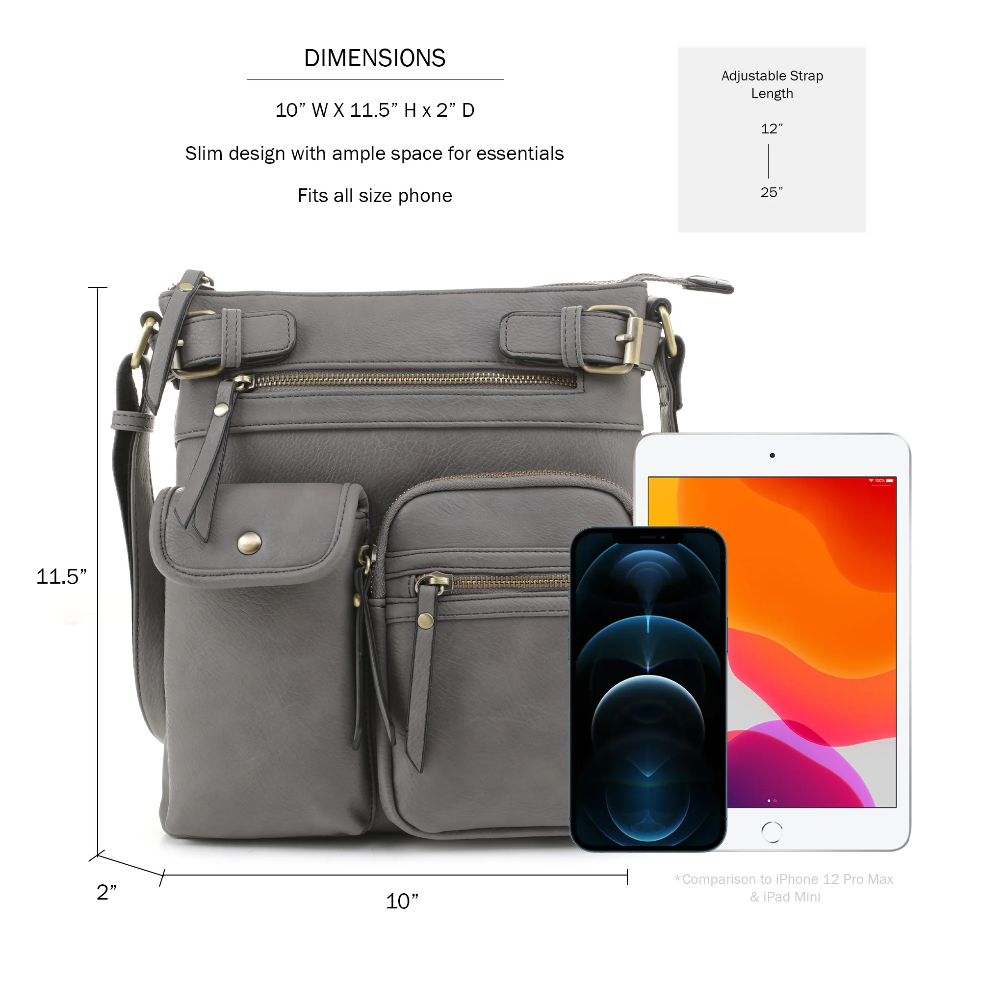 Shelby Concealed Carry Lock and Key Crossbody - Image 19