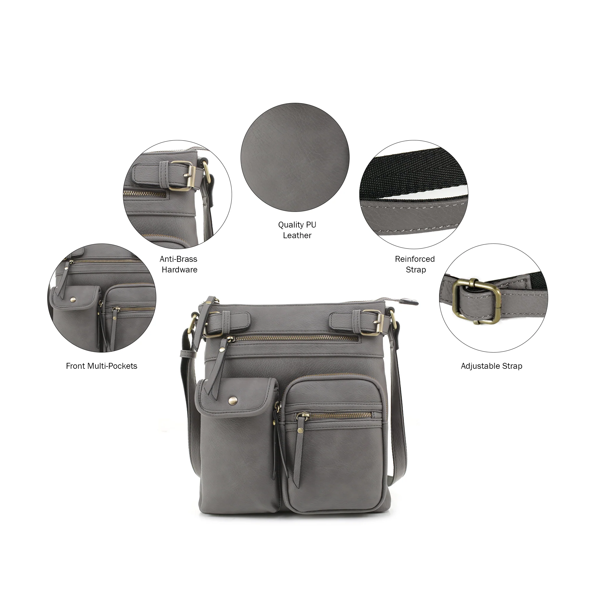 Shelby Concealed Carry Lock and Key Crossbody - Image 20