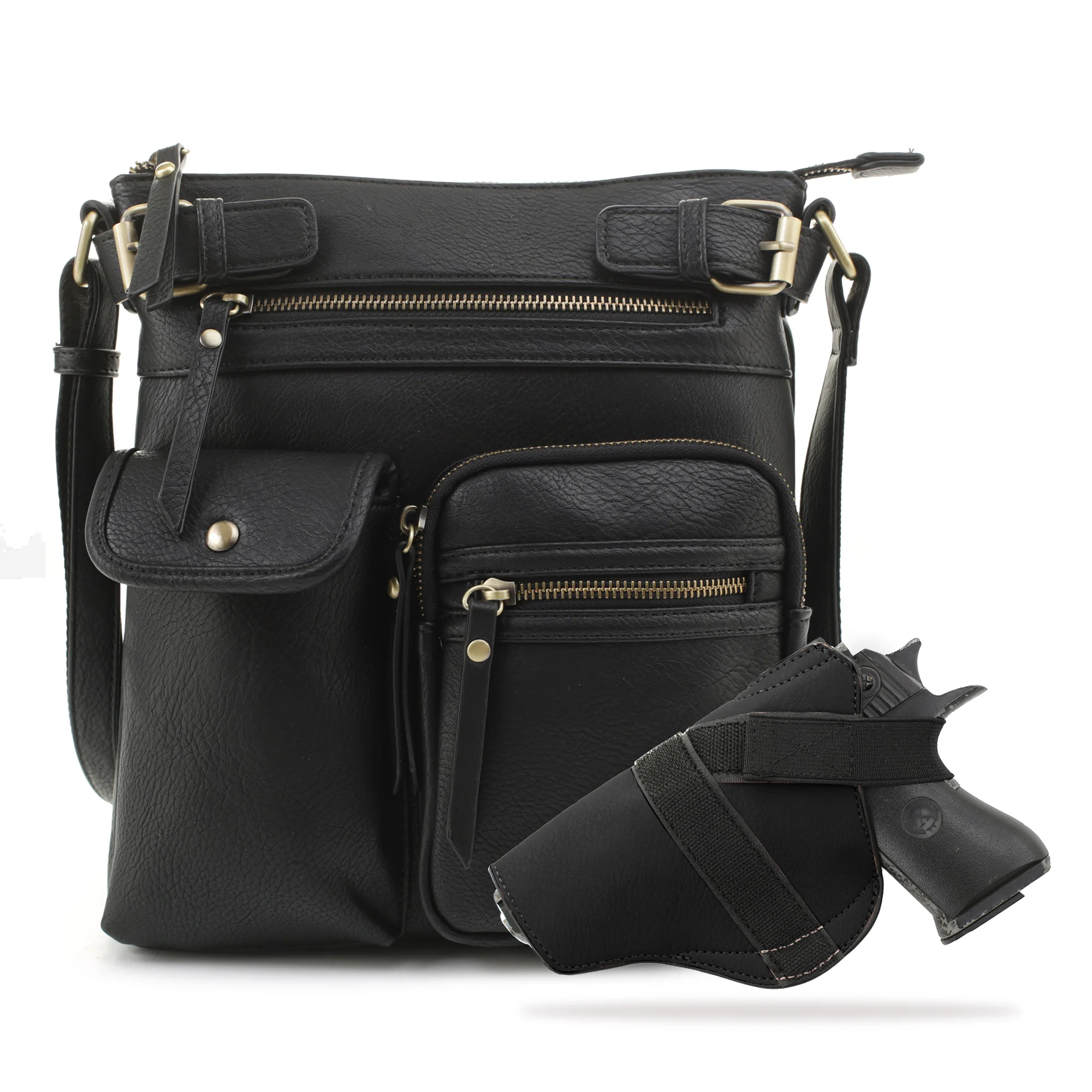 Shelby Concealed Carry Lock and Key Crossbody - Image 9