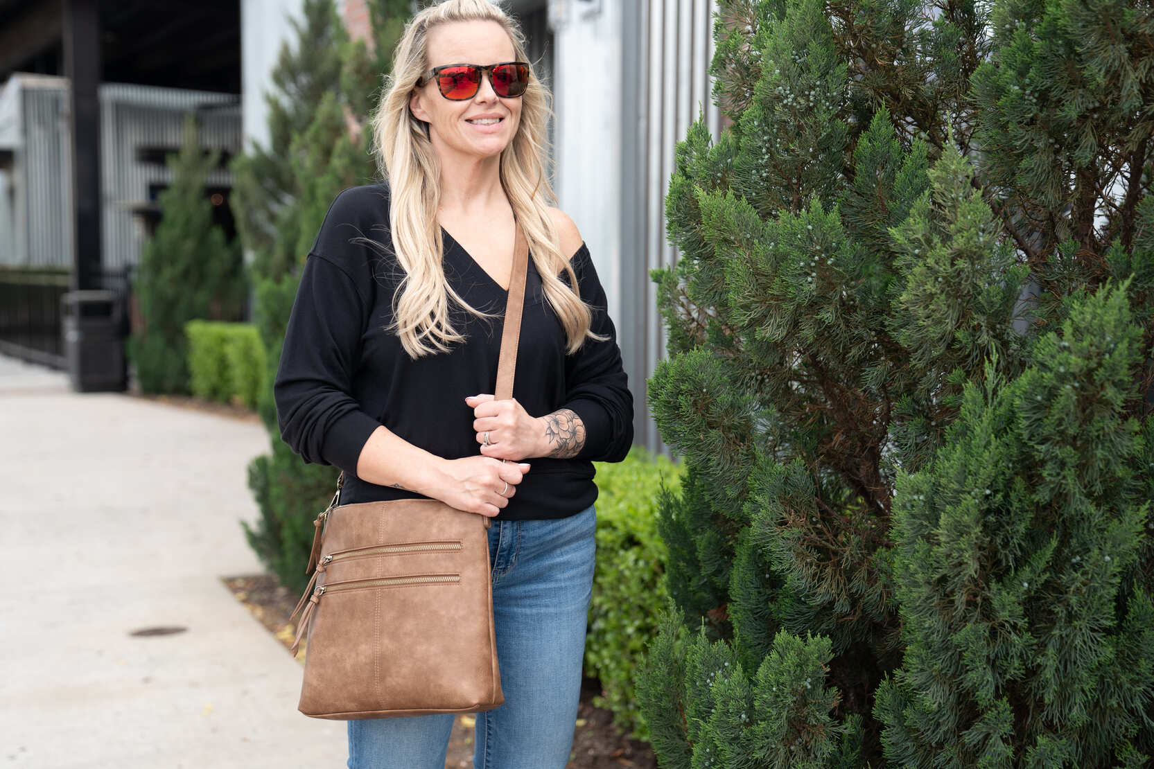 Southport Concealed Carry Lock and Key Crossbody - Image 58